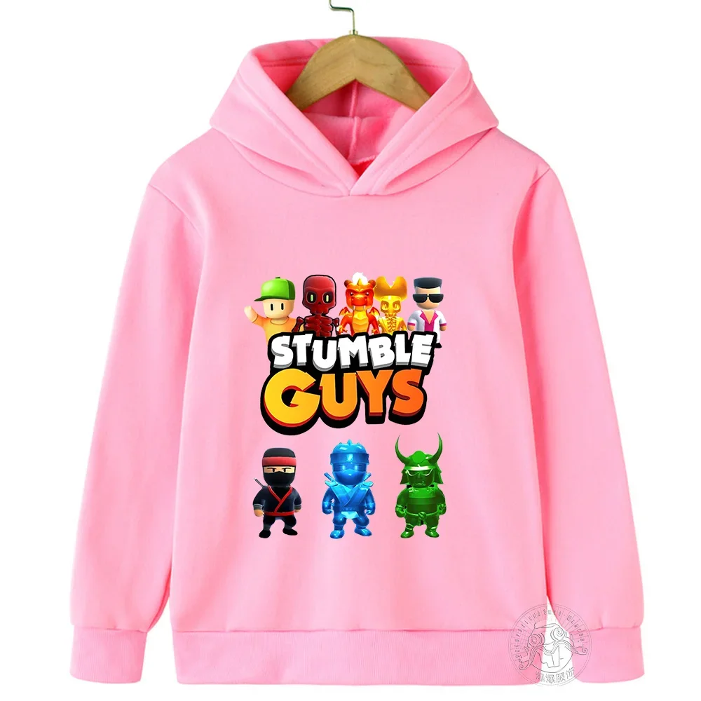 Description Picture 5 of item2024 Hoodie Children's Harajuku Games Sweatshirt Boys Girls Original Cartoon Character Print Tops Children's Clothing