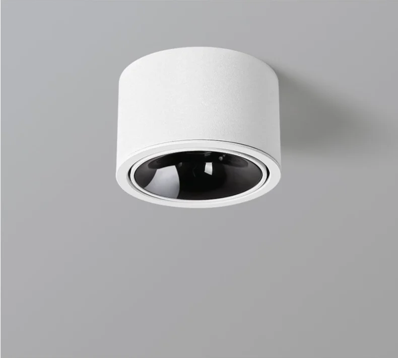 Ultra-thin led spot light anti-glare adjustable Angle 110V220V living room household round non-master dimming downlight 16