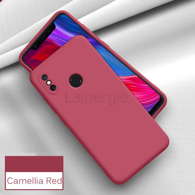 For Xiaomi Mi 8 Case New Liquid Silicone Soft Matte Camera Protection Cover For Mi 8 SE Mi8SE Mi 8 Lite Phone Case waterproof cell phone case Cases & Covers