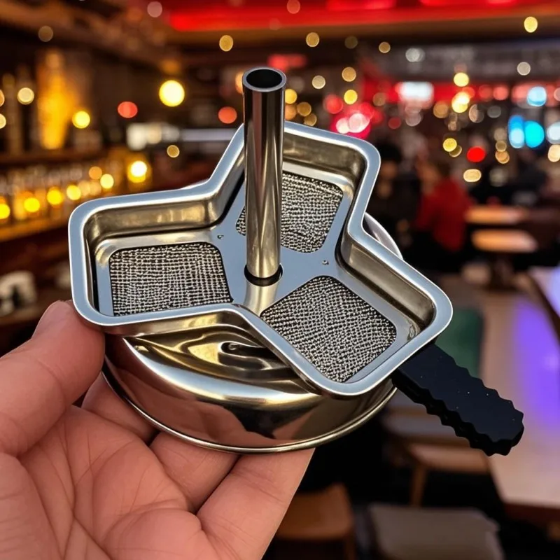Metal Charcoal Holder Silicone Handle Shisha Hookah Accessories Narguile Sheesha Gadget Hookah Accessories