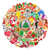 50PCS Christmas New Anime Paper Graffiti Sticker Waterproof Sticker Skateboard Sticker 1