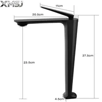 ก๊อกน้ำอ่างล้างหน้าแบบติดตั้งบนเคาน์เตอร์ - สีโรสโกลด์ขัดเงาและสีดำ, ก๊อกผสมน้ำร้อนน้ำเย็น อุปกรณ์เสริมสำหรับอ่างล้างหน้า 6