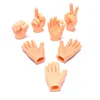 Cat Interactive Funny Gesture Toys Mini Multi-Style Teasing Cat Plastic Finger Human Fake Hand Gloves Pet Toys Supplies 2