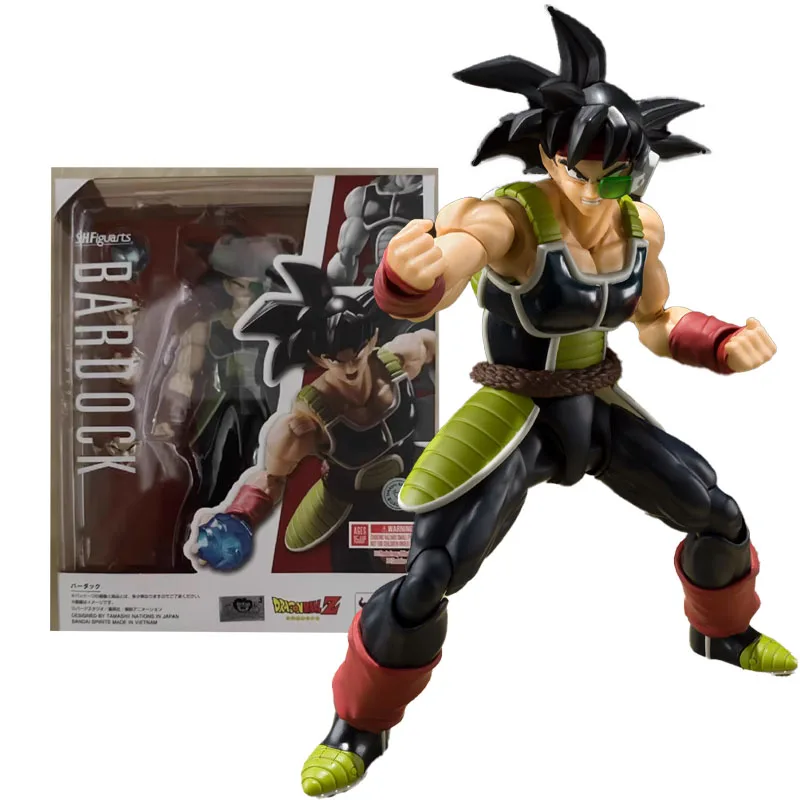 Bandai S.H. Figuards Bardana Action Figures Shf Anime Dragon Ball Z Son Goku Father Bardock Action Figures Modello Regali Per Ragazzi