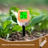 Yieryi 6-in-1 Soil Tester PH/EC/Moisture/Sunlight/Air Humidity/Temp High Accuracy Conductivity PH Meter for Gardening Farming 4