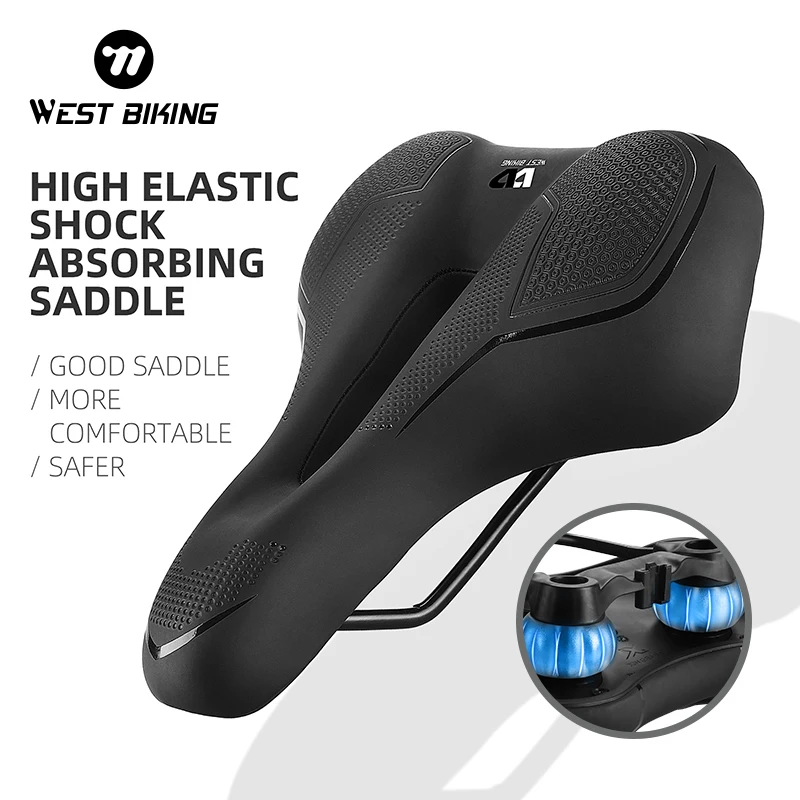

WEST BIKING Bicycle Saddle Mountain Road Bike Seat Hollow Comfortable Cycling Cushion Ergonomics Bike Saddle for Men and Women