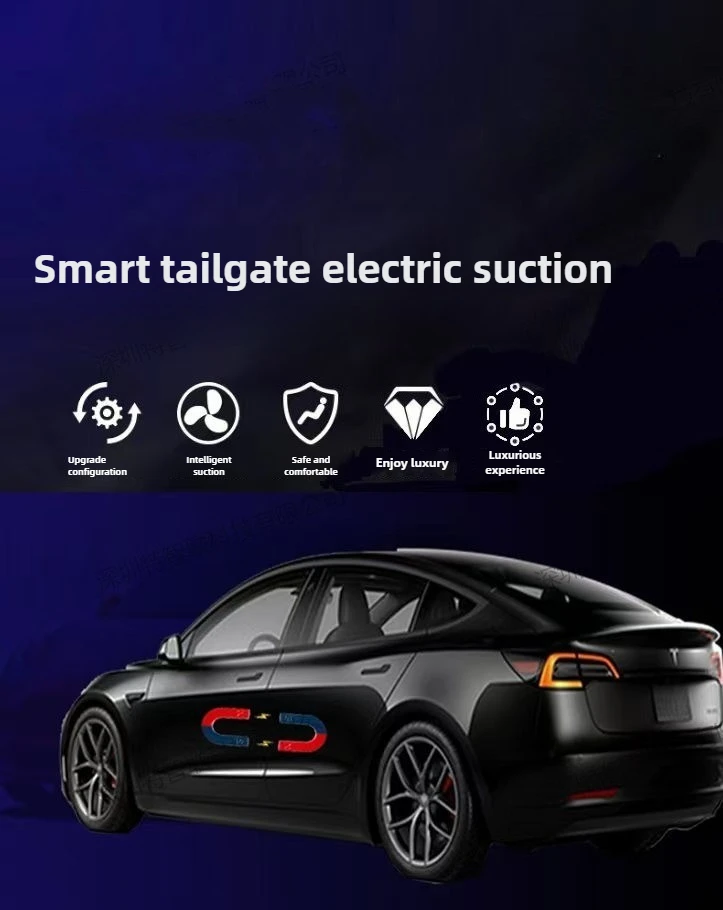 Electric Suction Door Lock For Tesla Model Y/3 Model 3/Y Refresh Soft Closing Sm