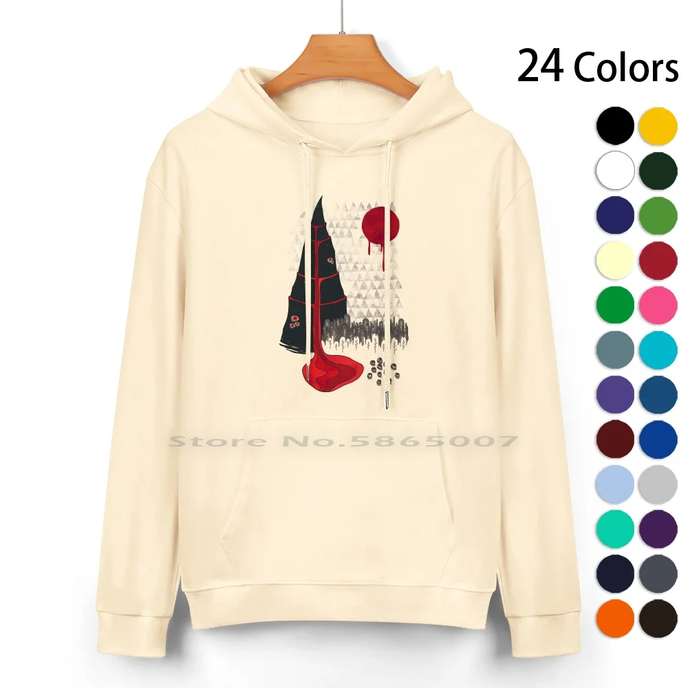 

Holy Mountain Pure Cotton Hoodie Sweater 24 Colors Surrealism Forest Woods Landscape Nature Movies Obscure Dark Lake Arcane