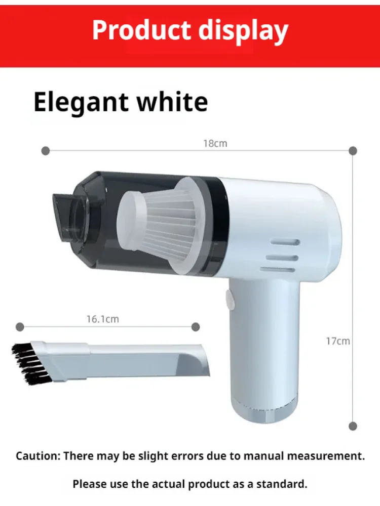 Powerful vacuum cleaner for car Portable cordless handheld vacuum cleaner for car and home