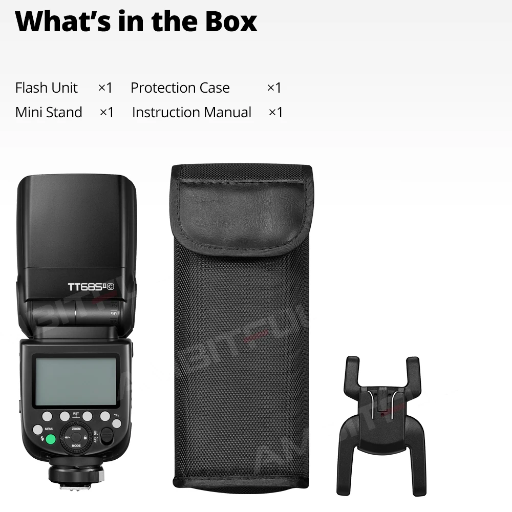 갓옥스 TT350 TT520 TT520III TT600 TT600-S TT685 TT685II TTL HSS 카메라 플래시 스피드라이트 2.4G 무선 X 시스템 (C/N/S/F/O 호환)