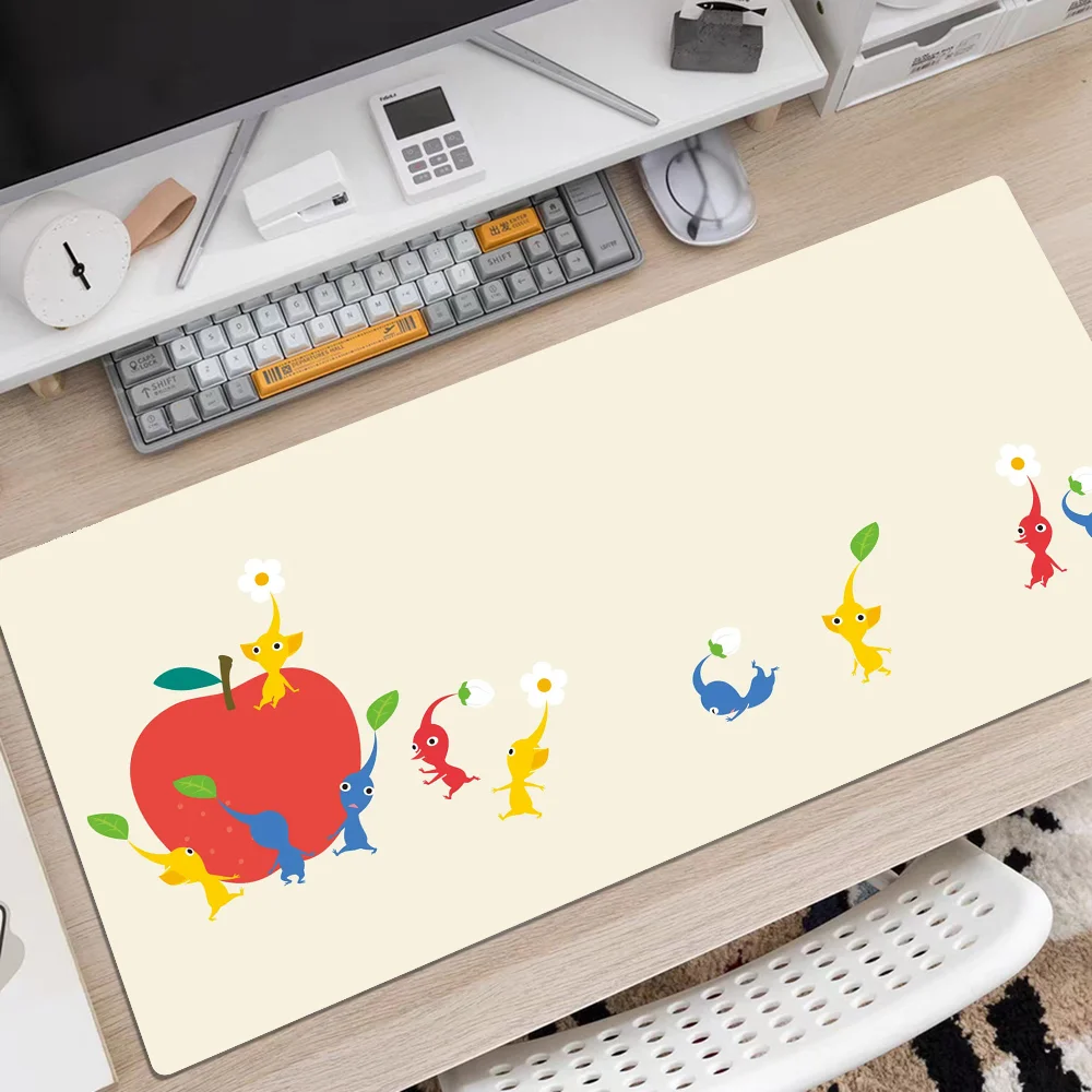 Gaming Mouse Pad(1200x600x3mm) Extended Large Mouse Mat Desk Pad With Precision Locked Edges Non-Slip Rubber Base For Office Gamer Home 48x24x0.12 Inch - Pond Fish Cartoon - View #2