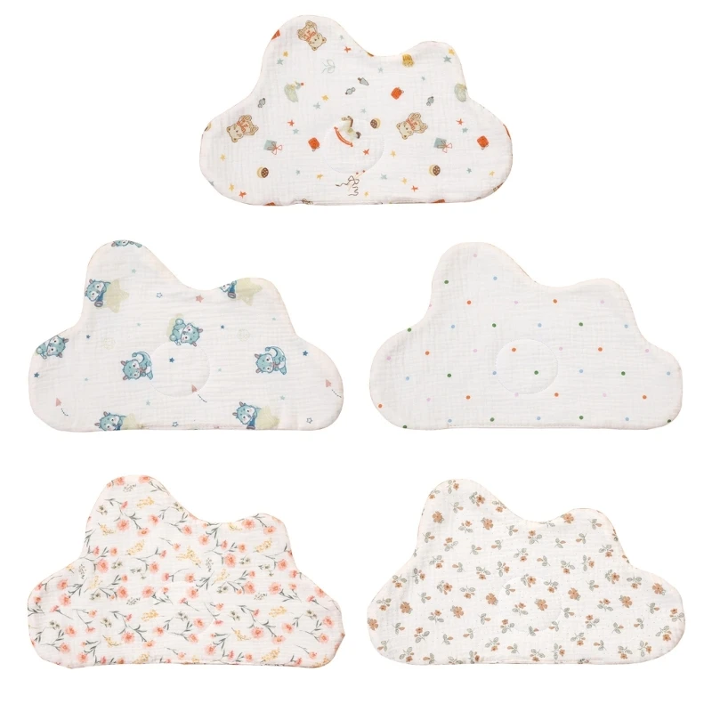F19F Cloud Shaped Baby Pillow for Newborns Comfortable Sleep Head Support Cushions