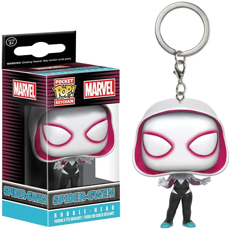 Funko Pop! Chaveiro Keychain Marvel The Amazing Spider Man Original - Moça  do Pop - Funko Pop é aqui!