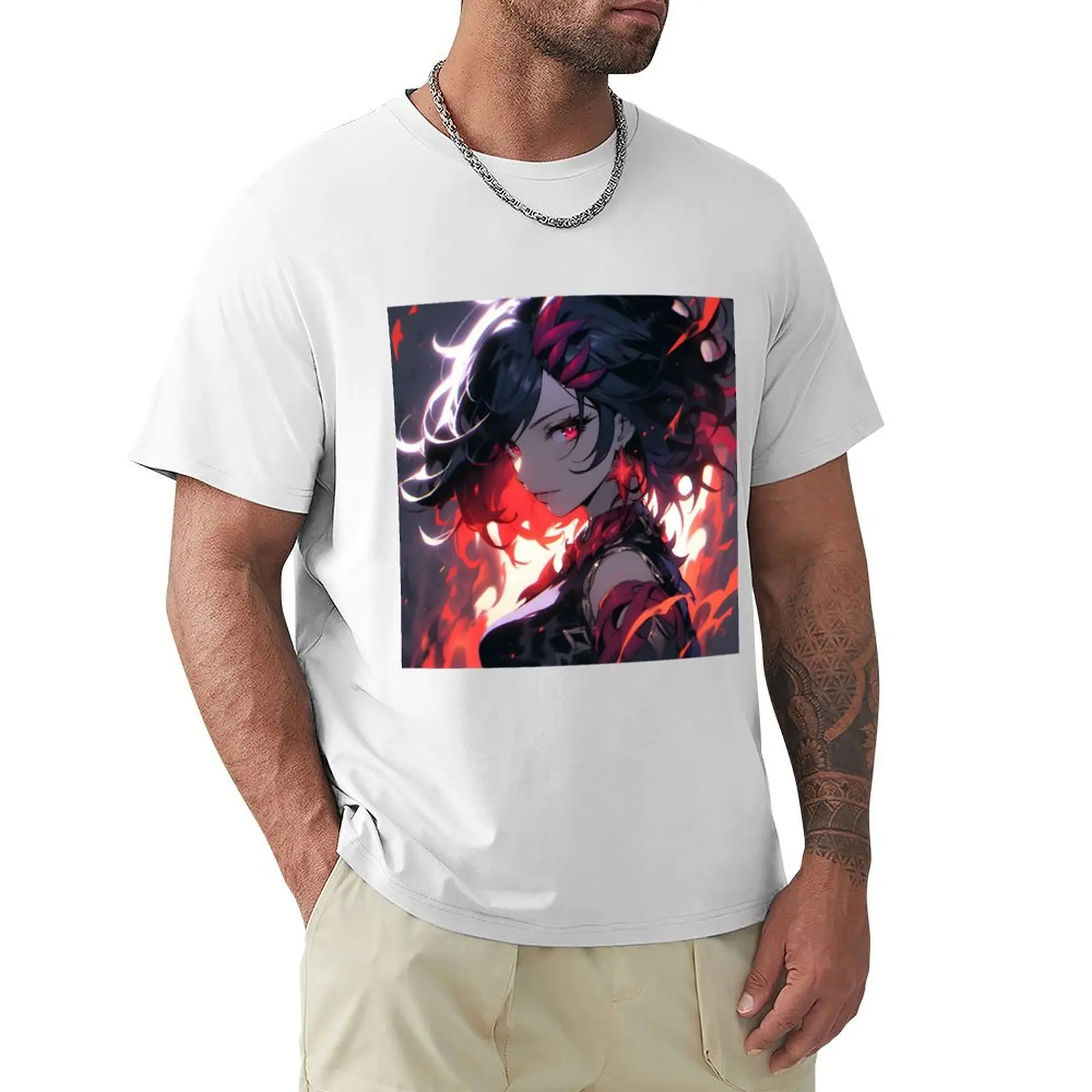 

Cute Anime Girl T-Shirt anime customizeds mens t shirt