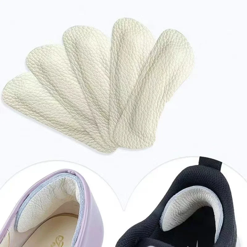 Heel Protectors Stickers Sneakers Heels Feet Pads Comfortable Cowhide Non Slip Shoe Pads Foot Pain Relievers Shoes Inserts shoe insoles,heel protector,heel protector pads,heel insoles,shoe repair stickers,heel cushion protector,heel protector patches,shoe stickers