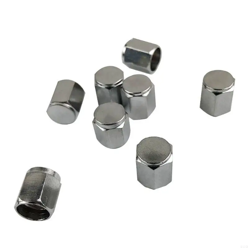 B5XD 8Pcs Car Styling Alloy Sport Car Tire for Valve Caps Wheel Tires Tire Stem Air C