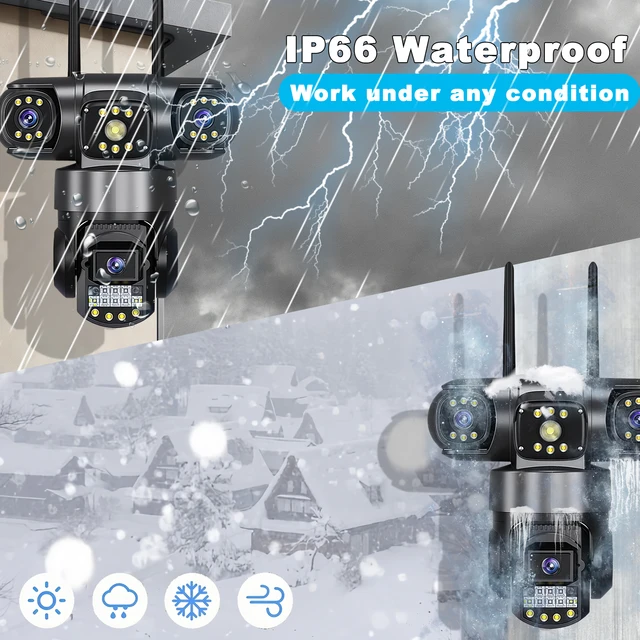 three lens 4g weatherproof v380pro
