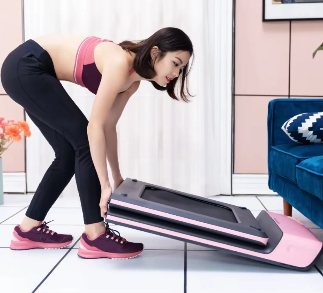 Running Machine,Easy Moving Mini , Fitness Equipment Walking Treadmill with Smart App,Suitable for Home and Gym