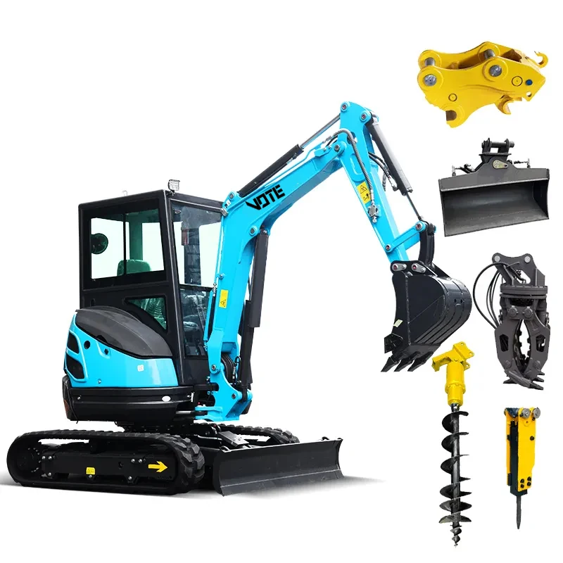 3,5 Tonnen Fabrik preis kleiner Mini Crawler Digger Farm Garden mit