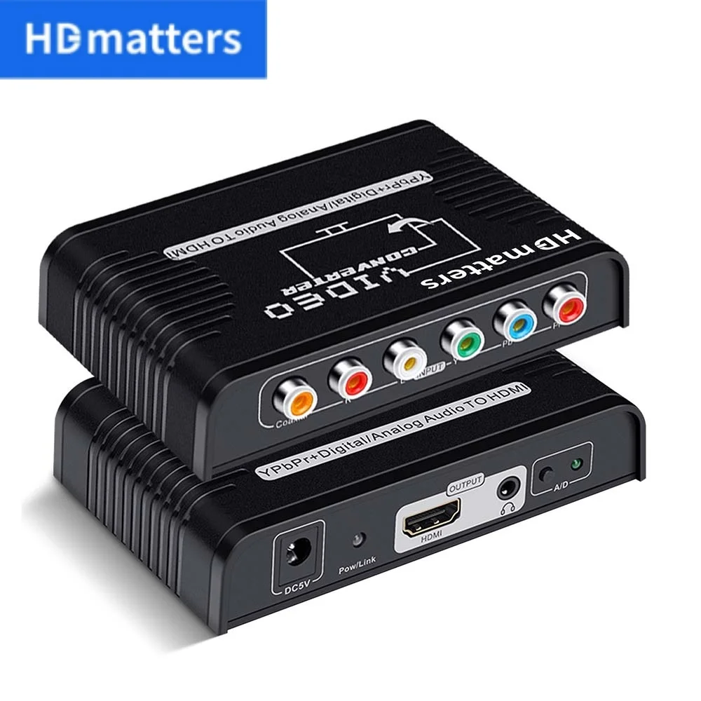 HDMI→コンポーネント変換ビデオコンバーター Amazon | コンポーネント to HDMI 変換器 スケーラー機能付き