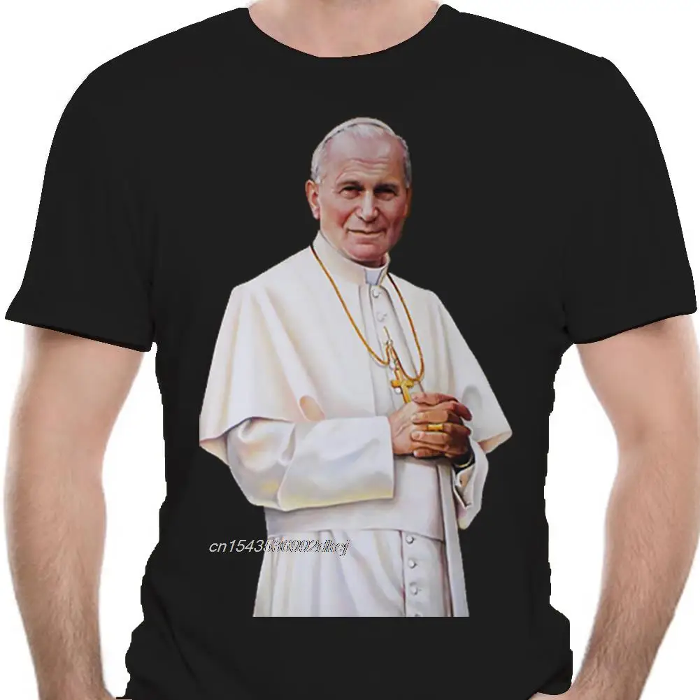 

JOHN PAUL 2 T-Shirt Natural All Sizes S-5XL V6 Tees Custom Jersey T Shirt Hoodie Hip Hop t-shirt Hoodie Hip Hop t-shirt Top