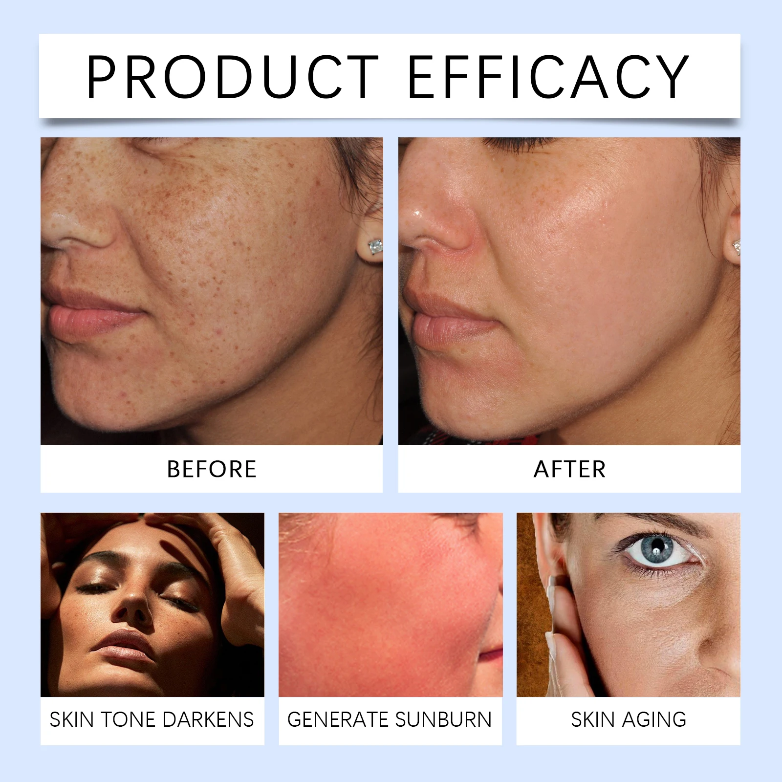 Hyaluronic Acid Protective Lotion Facial UV Isolation, Moisturizing Skin Refreshing And Non Greasy Faca Skin Care Lotion 30g