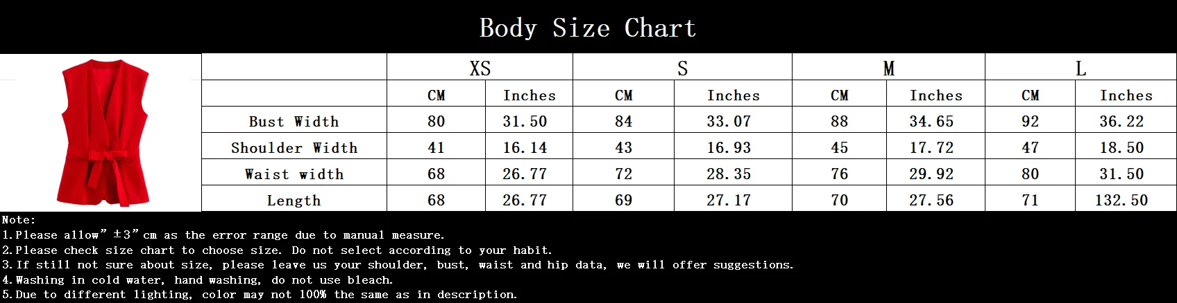 Lady Chic Red Vest Blazer Suit V Neck Sashes Sleeveless Blazer High Waist Wide Leg Pants Fashion Summer Sets