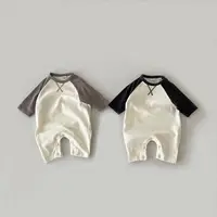 2025 New Baby Long Sleeve Romper Cotton Newborn Loose Casual Jumpsuit Boy Girl Spring Autumn Infant Onesie Toddler Clothes 1