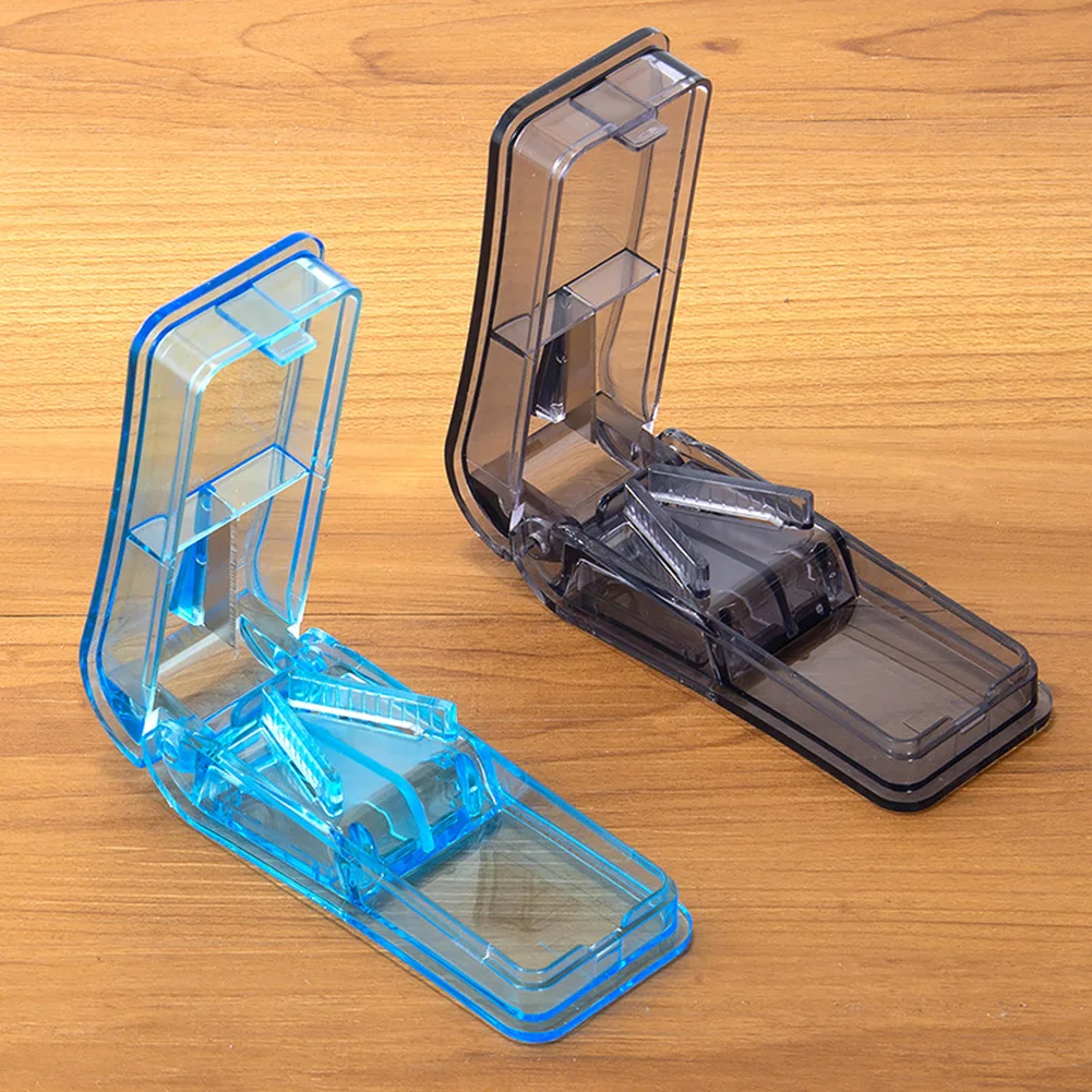 

1pcs Portable Pill Cutter Splitter Divide Medicine Storage Tablet Splitters Cut Slicer Home Pill Cases Dispenser Pill Box