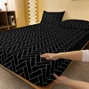 1 Piece of Harrow Porcelain Pattern Frosted Bedsheet, Bedroom Printed Bedspread, Bedding (Excluding Pillowcases) 3