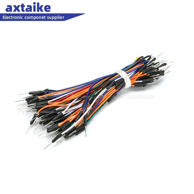 65pcs/Lot New Solderless Flexible Breadboard Jumper wires Cables Bread plate line Connecting line adapter jumper ender 5 3d printer direct drive extruder plate upgrade for ender 5 dual gear flexible extruder adapter plate