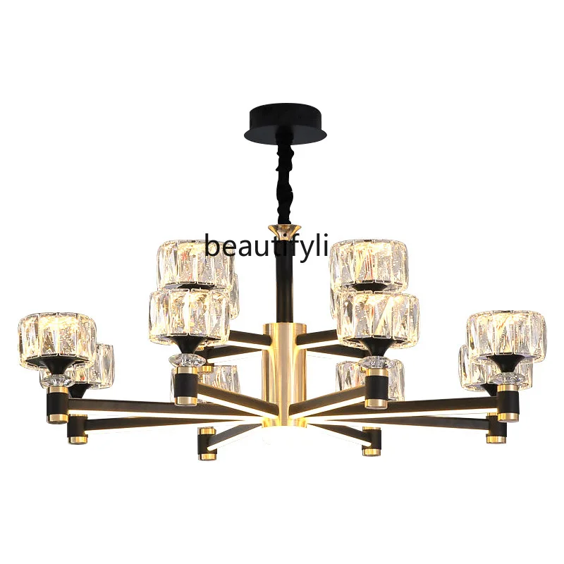 

CXH Chandelier New Crystal Lamp Dining-Room Lamp Simple Modern Atmosphere Bedroom Lighting