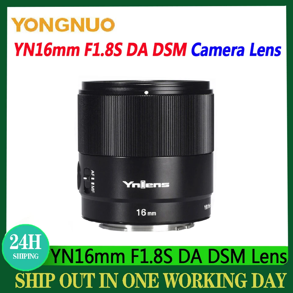ヨンヌオ YN16mm F1.8S 16mm F1.8 DA DSM カメラレンズ APS-C オート