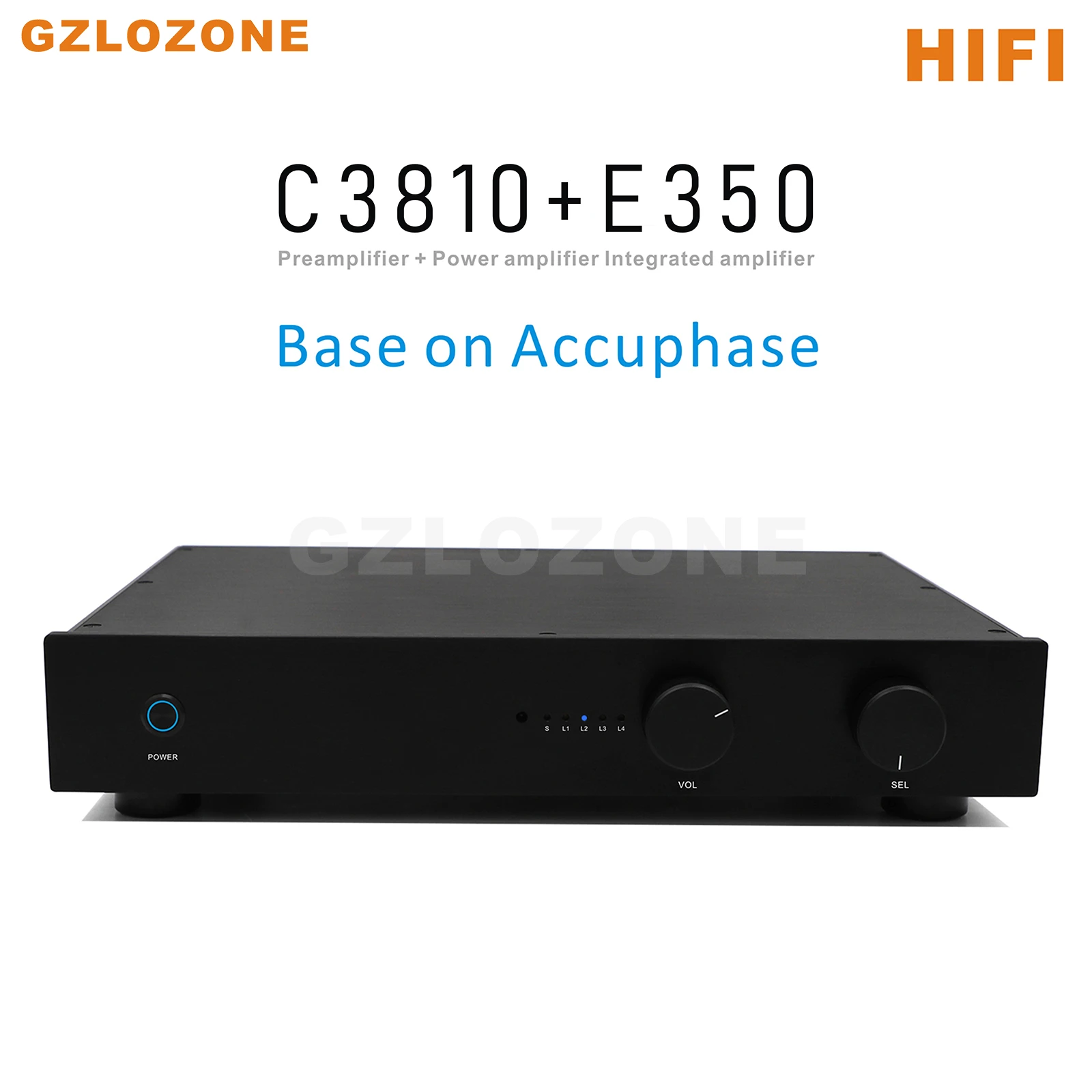 

Пульт дистанционного управления HIFI C3810 (Для справки C3850)+ предусилитель E350 + усилитель мощности, встроенный усилитель на базе цепи Accuphase 75 Вт + 75 Вт