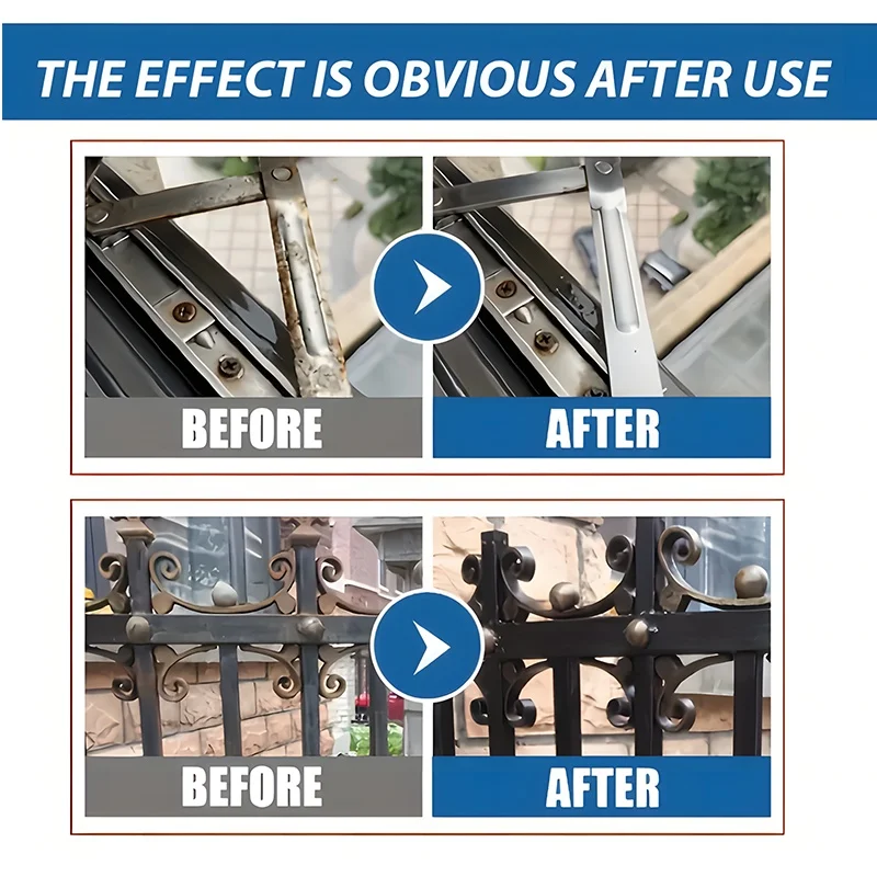 Metal Rust Remover and Protective Spray General Motors Iron Removal Conversion Suitable for Car Parts Tires Rims Doors Etc.