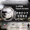 Military Smart Watch T-Rex 3 Bulit-in GPS Compass Altimeter Barometric 10 ATM IP69K Waterproof AMOLED Bluetooth Call Smartwatch 4