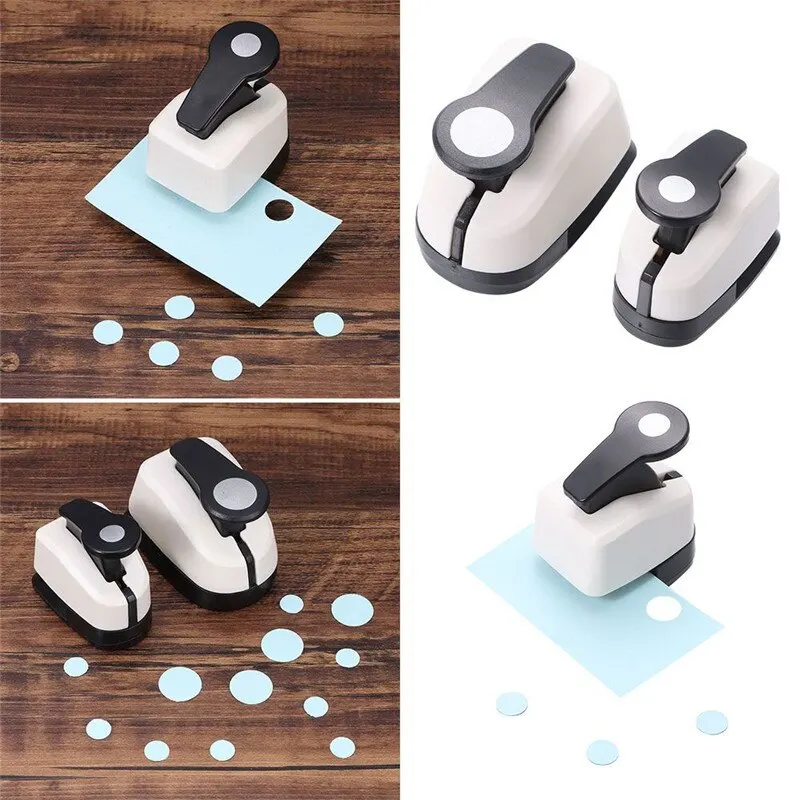 

25mm 16mm 9mm Children's Educational Craft Supplies DIY Round Hole Embossing Device Hole Punch Paper Cutter Dropshipping