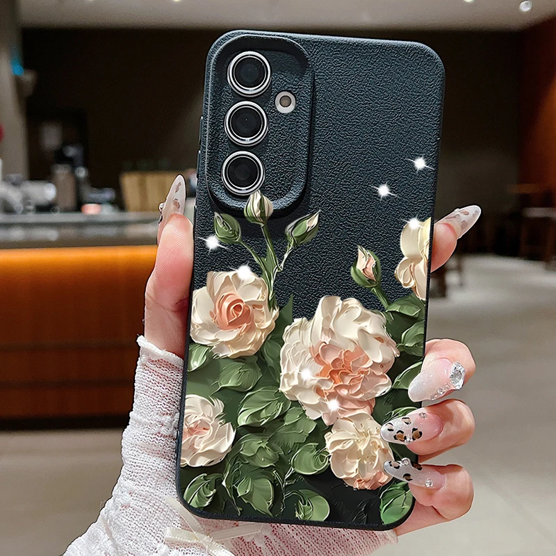 Elegant Rose Flower Phone Case - Stylish Protective Cover