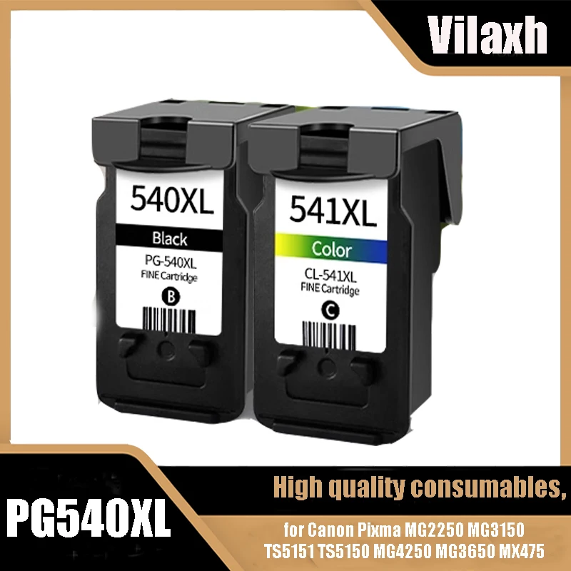 Per Canon Pg-540 Pg540 Cl541 Cl-541 Cartucce Di Inchiostro Pg 540 Cl 541 Pixma Mg3250 Mg3255 Mg3550 Mg4100 Mg4150 Mg4200 Mg4250 Pg-540Xl
