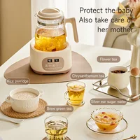 Bouilloire électrique 1300ml pour bébé, régulateur de lait à température constante, bouilloire électrique multifonctionnelle 72h, bouilloire thermostatique EU 220V 4