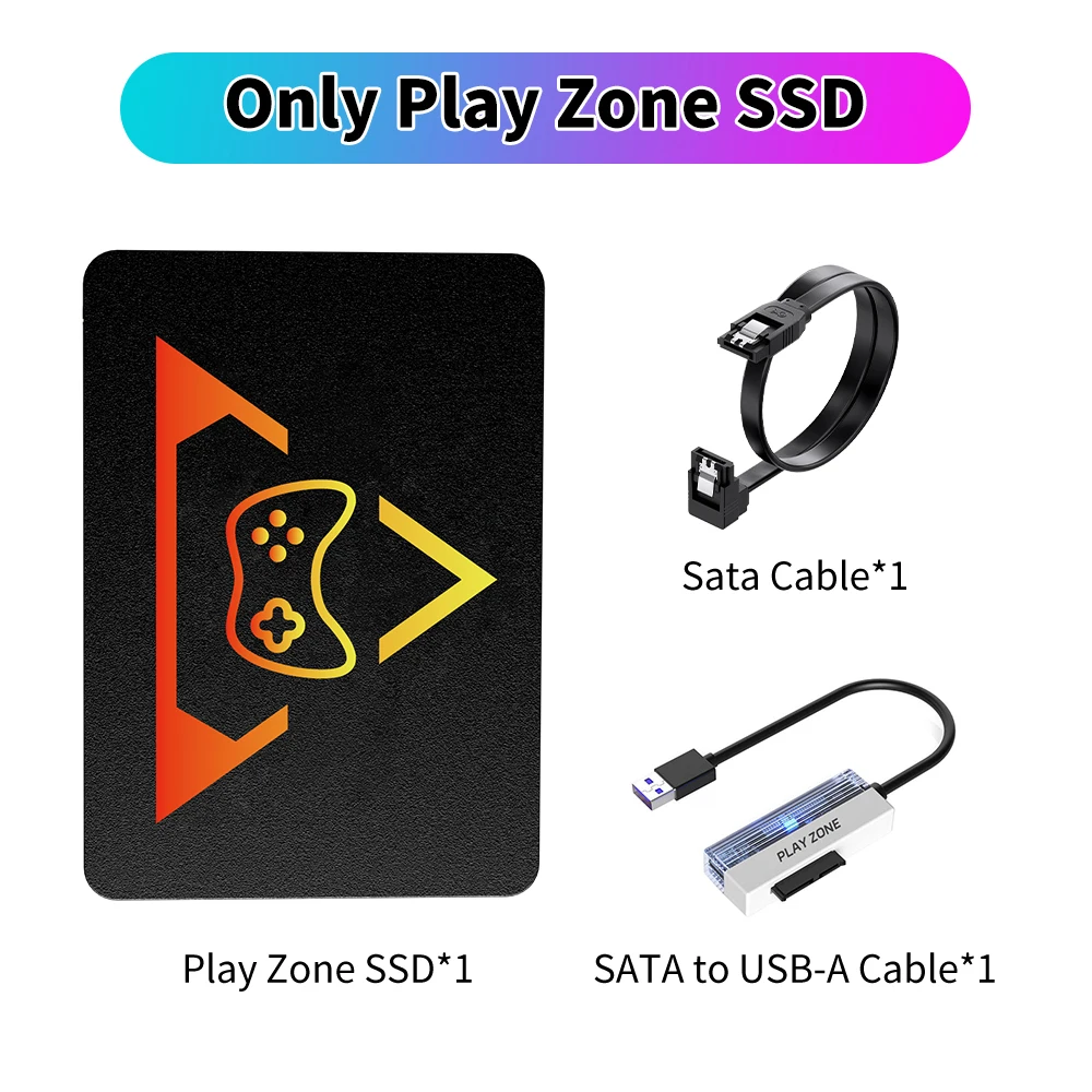 Playzone 1T Gaming SSD With 16191 Retro/AAA Games Game Console For