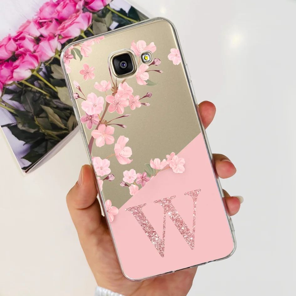 Cute Letters & Floral Clear Silicone Phone Case - Protective Cover