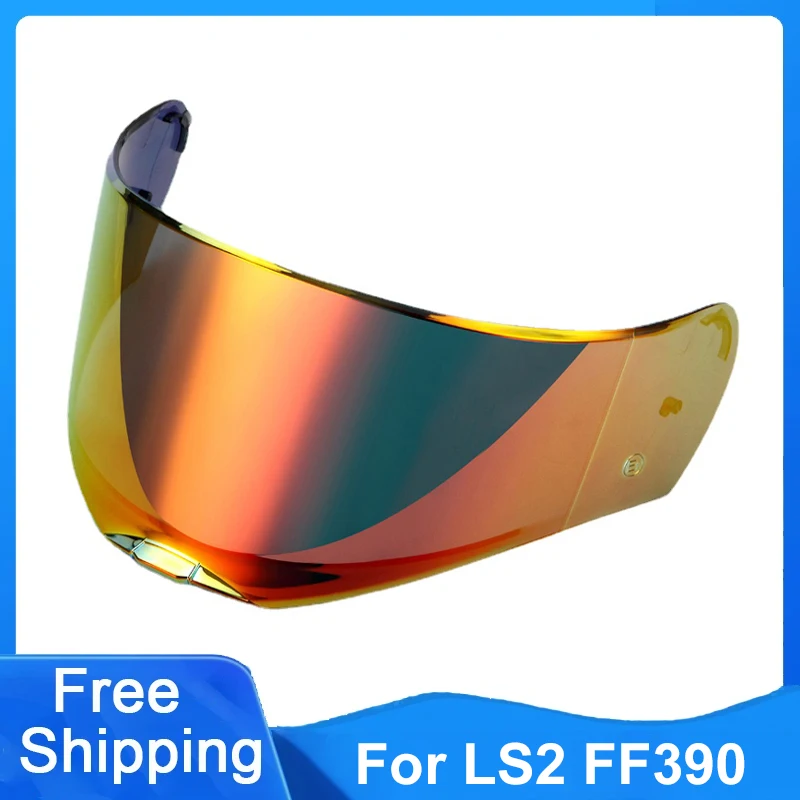 LS2 FF390 Breaker Full Face Helmet Lens Extra Helmet Visor with Anti-fog Film Holes Only for LS2 FF390 Motorcycle Helmets
