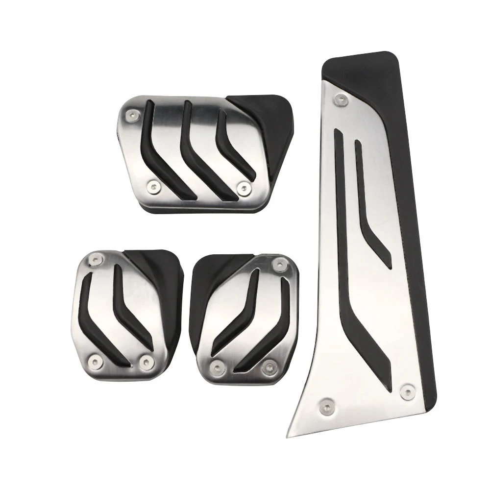 Stainless Steel Car Pedals car pedals,stainless steel pedal cover for BMW F20 F21 F22 F23 F24 F30 F31 F32 F33 F34 F35 F36 F80 F82 F83 E81 E82 E88 E90 E91 E92 E93 AT MT