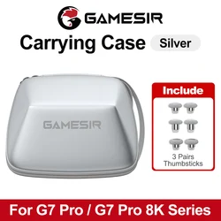 Deluxe GameSir G7 Pro Controller Carrying Case with Thumbstick Accessories (Silver)