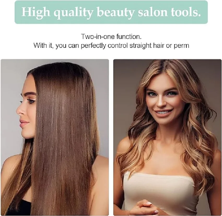 Mini Flat Iron For Travel Hair Straightener Small Portable Straightening Iron Ceramic Women Men Quick Easy Short Hair Styling 3