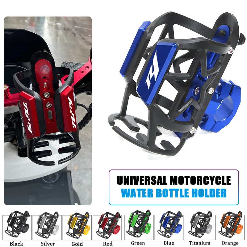 Per Yamaha Yzfr1 Yzfr1M Yzf R1 R1M Universale Girevole Moto Bevanda Bottiglia D'Acqua Bevanda Portabicchieri Contenitore Rack 8 Colori