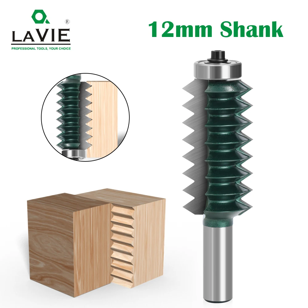 Lavie 1pc 12mm Schaft Finger gelenk Kleber Fräser Fräser angehobene Platte v Gelenk fräser für Holz Zapfen Holz kegel Zapfen bohrer