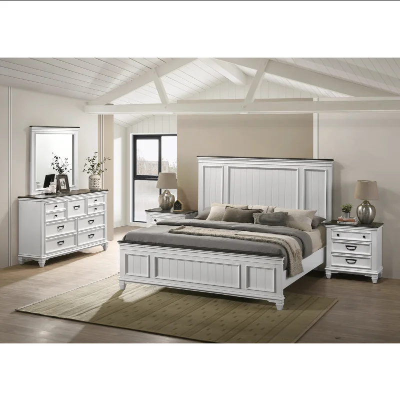 King Wood Bedroom Set 1
