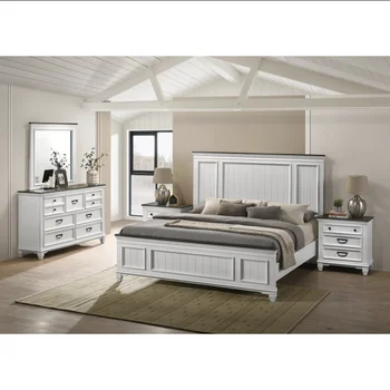King Wood Bedroom Set 1